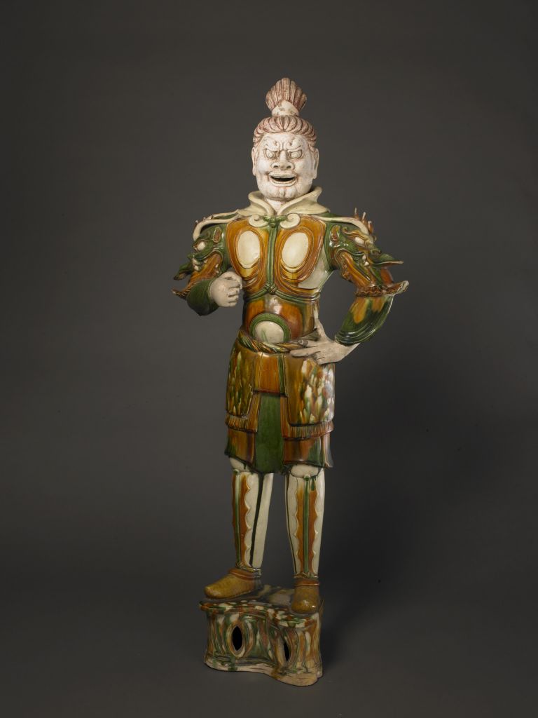 三彩武士俑 - 故宫博物院